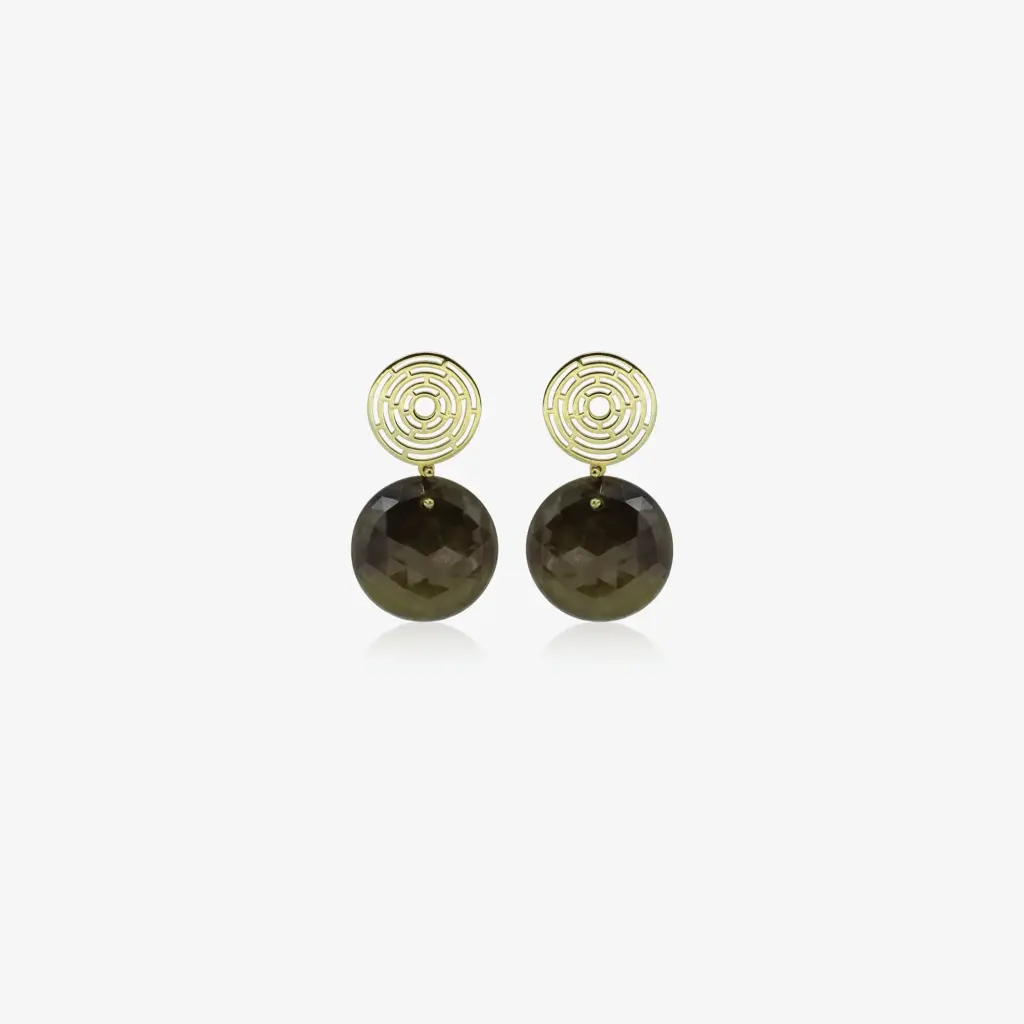 Labyrinth Drop Earrings