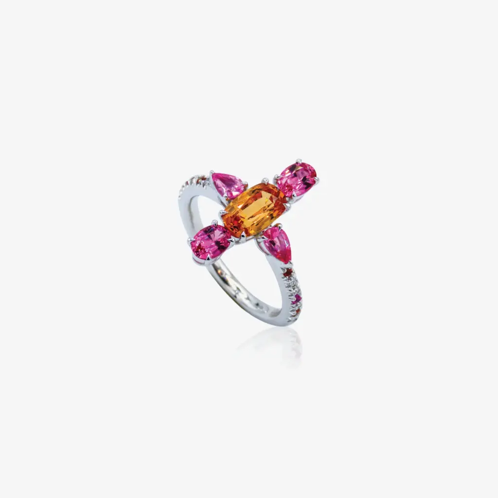 Princess Mandarin Garnet Ring