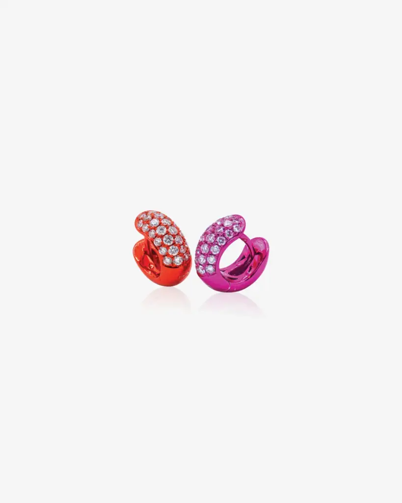 Sweets & Treats Coated Huggie Earrings