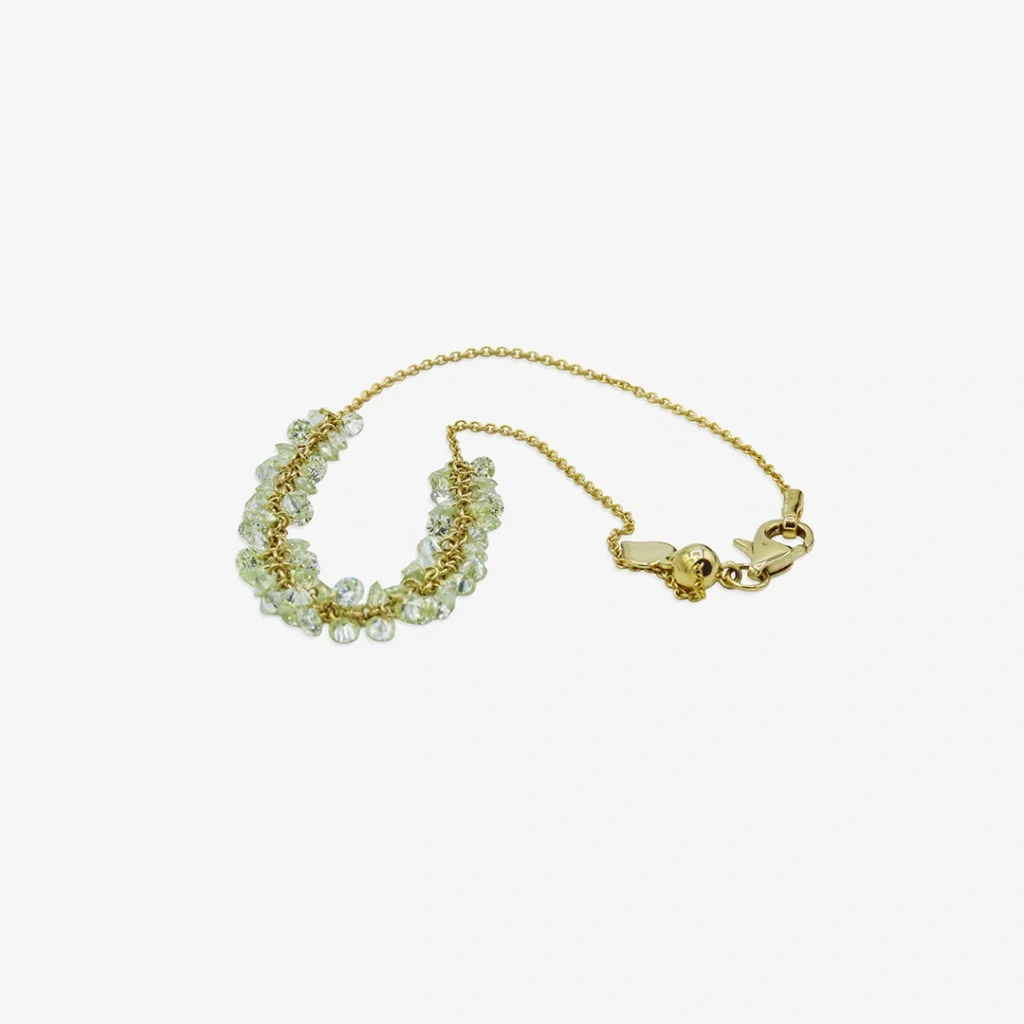 Multichrome Fancy Yellow Diamond Bracelet