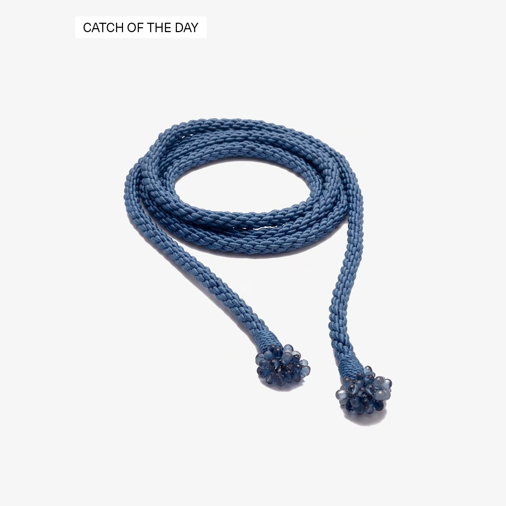 Catch of the Day Silk Lasso Necklace